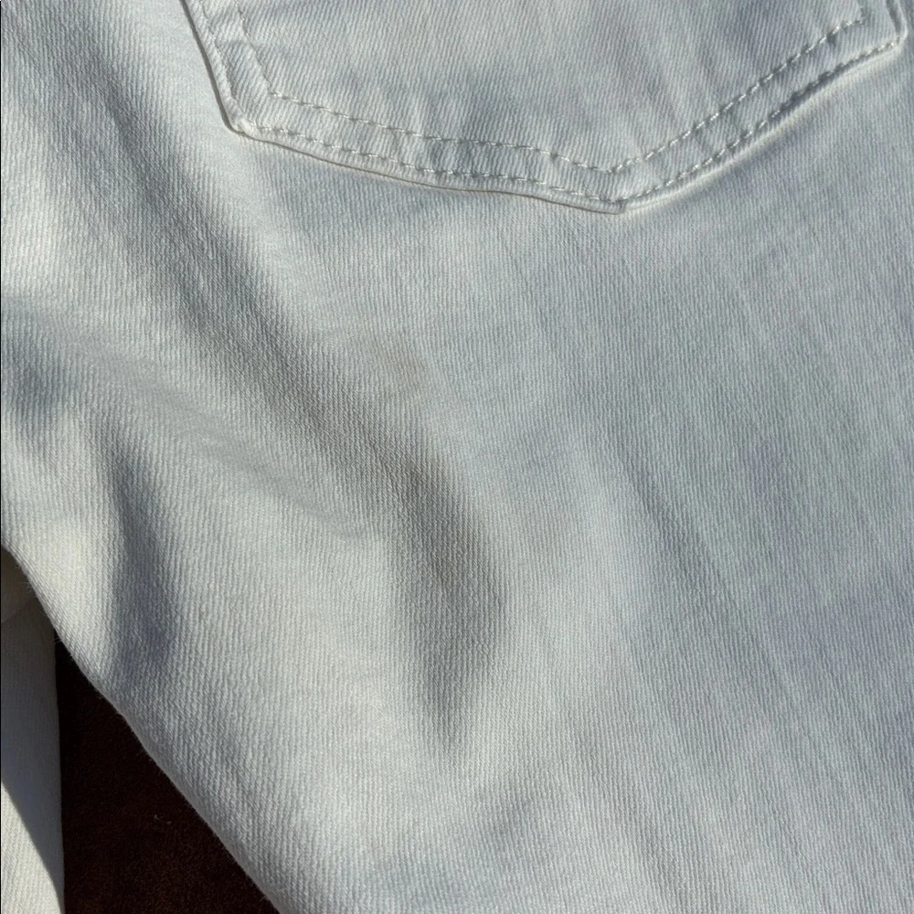 Free People womens White/ivory Flared jeans Pants w29 L 33 - Picture 7 of 9